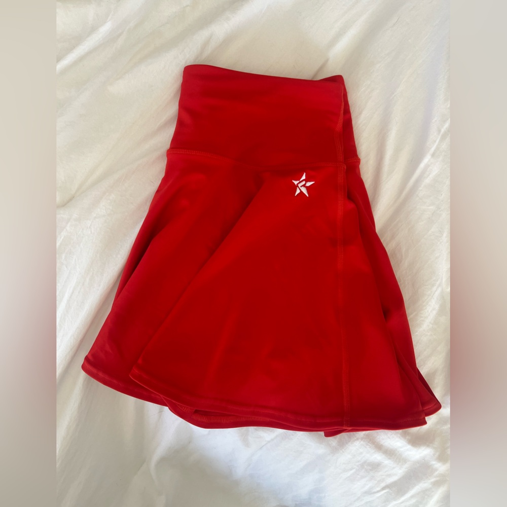 Rebel Miss America Red Flare Skort